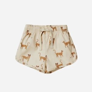 Rylee + Cru | Kids Unisex Swim Trunk - Leopard